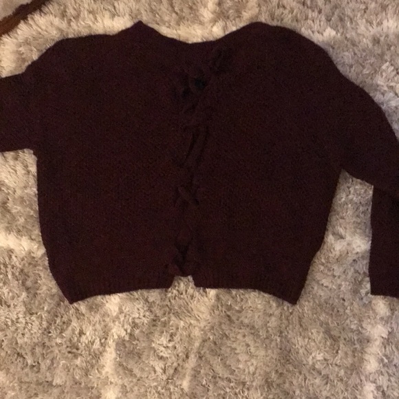 Red chunky sweater - Picture 3 of 3